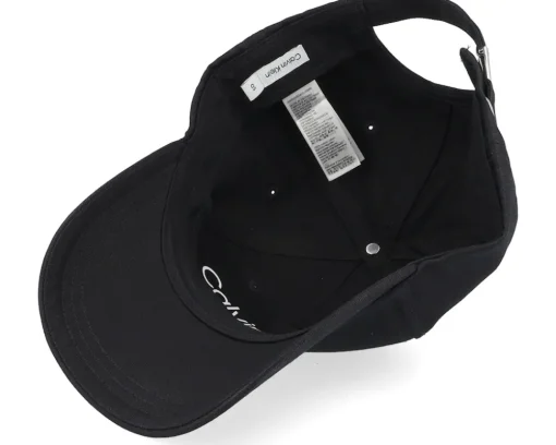 New Calvin Klein Essential Patch Cap Adjustable - Black