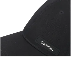 New Calvin Klein Essential Patch Cap Adjustable - Black