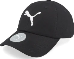 Dad Cap-Puma Essential Cat Bb Cap Black Dad Cap -