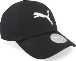 Dad Cap-Puma Essential Cat Bb Cap Black Dad Cap -