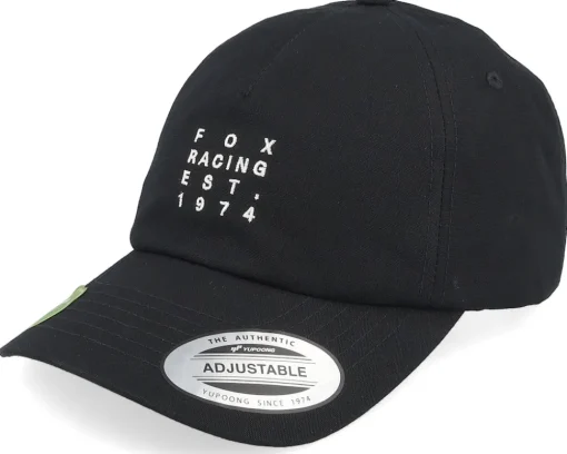 Sale Fox Est.1974 Hat Black Dad Cap -