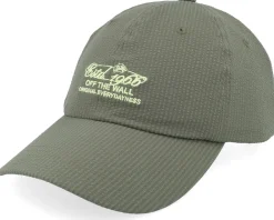 Dad Cap-Vans Estd 1966 Curved Bill Jockey Loden Green Dad Cap -