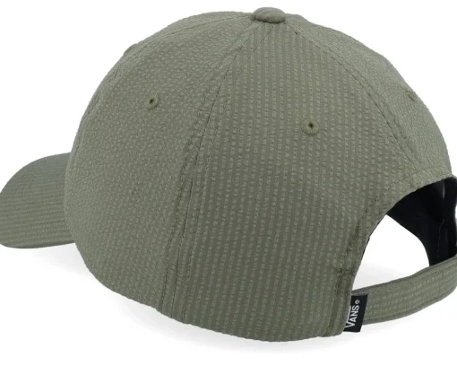 Dad Cap-Vans Estd 1966 Curved Bill Jockey Loden Green Dad Cap -