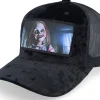 Trucker-Scenes Evil Doll Velvet Black/Black A-frame Trucker -
