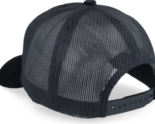 Trucker-Scenes Evil Doll Velvet Black/Black A-frame Trucker -