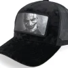 Velvet Caps-Scenes Evil Grin Velvet Black/Black A-frame Trucker -