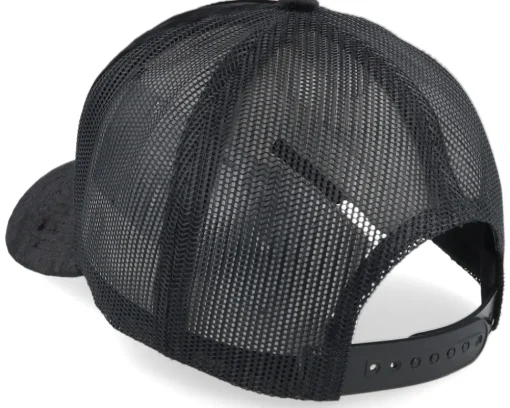 Velvet Caps-Scenes Evil Grin Velvet Black/Black A-frame Trucker -