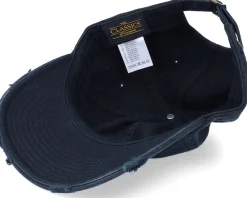 New Calaveras Evil Skull Patch Black Destroyed Dad Cap -