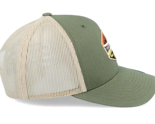 Trucker-Wild Spirit Extreme Mountain Climbing Olive/Khaki Trucker -