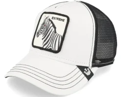 Trucker-Goorin Bros. Exxxtreme Safari White/Black A-frame Trucker -
