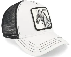 Trucker-Goorin Bros. Exxxtreme Safari White/Black A-frame Trucker -