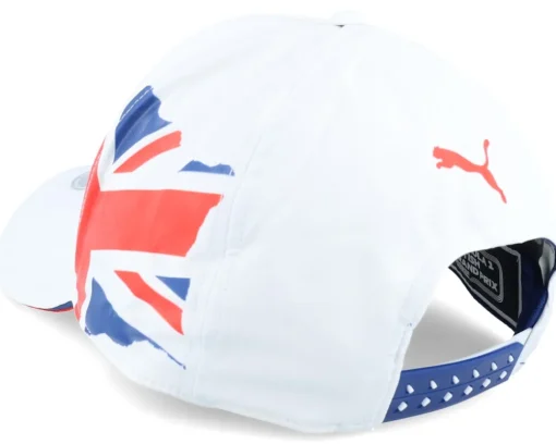 Sale Formula One F1 Logo 24 Puma Special Edition Great Britain Silvewrstone White Adjustable -