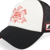 Trucker-Formula One F1 Logo 24 Race Special Austin USA White/Black A-Frame Trucker -