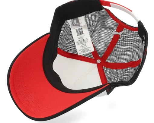 Trucker-Formula One F1 Logo 24 Race Special Austin USA White/Black A-Frame Trucker -