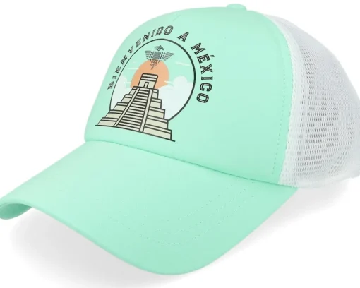 Motor-Formula One F1 Mexico Race Special Teal Green Trucker -