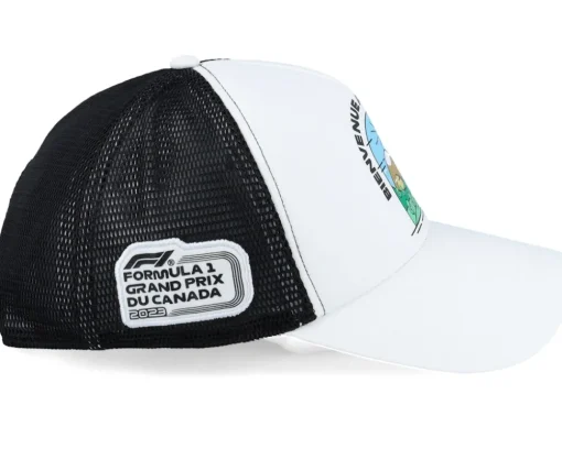 Trucker-Formula One F1 Montreal Race Special Canada Grand Prix White/Black Trucker -