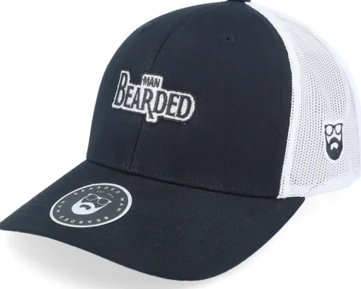 Trucker-Bearded Man Fab Beardedmania Black/White Trucker -