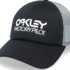 Trucker-Oakley Factory Pilot Hat Blackout Black/Grey Trucker -