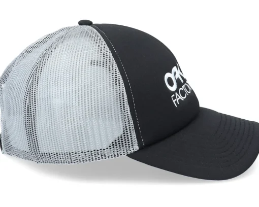 Trucker-Oakley Factory Pilot Hat Blackout Black/Grey Trucker -
