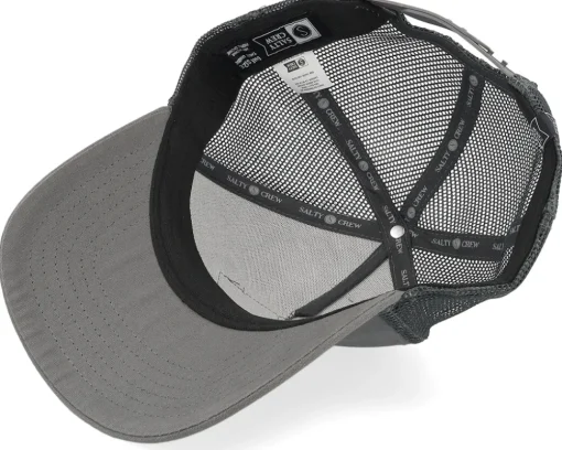 Trucker-Salty Crew Faded Retro Charcoal A-Frame Trucker -
