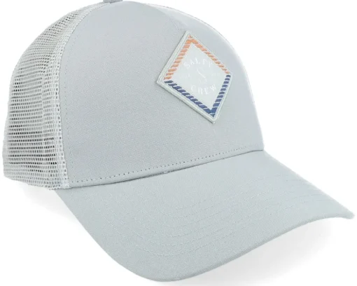 Trucker-Salty Crew Faded Retro Light Slate A-Frame Trucker -