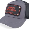 Trucker-John Hatter & Co Failure Is Not An Option Rubber Charcoal Grey/Black A-Frame Trucker -