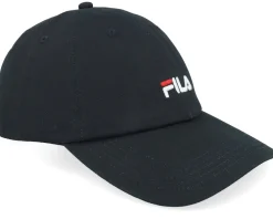 Outlet Fila Faridokt With Small Logo Black Dad Cap -