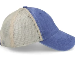 Clearance Equip Fashion Custom Vintage Dark /Khaki Trucker - Blue