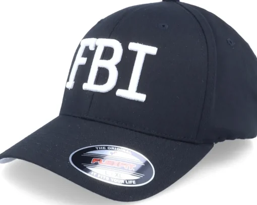Best Iconic FBI 3D Black Flexfit -