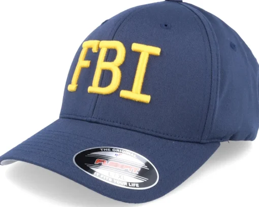 Best Iconic FBI 3D Navy Blue Flexfit -