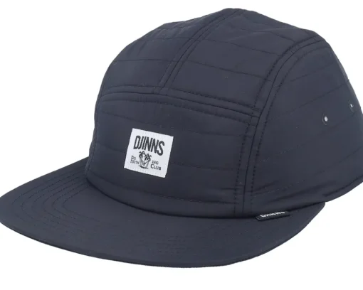 Snapback-Djinns Fc Puffy Nylon Cap Black 5-Panel -