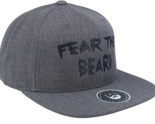 Snapback-Bearded Man Fear The Beard Dark Heather Snapback -