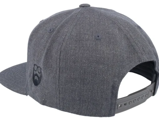 Snapback-Bearded Man Fear The Beard Dark Heather Snapback -