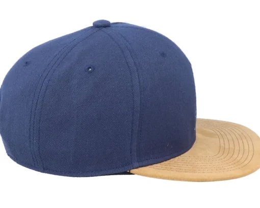 Snapback-Iconic Feather Navy/Suede Snapback -