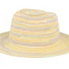 Hot Seeberger Fedora In Spacedye Paper Braid Powder Red Honey Straw Hat -