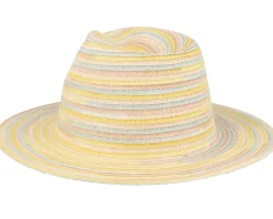 Hot Seeberger Fedora In Spacedye Paper Braid Powder Red Honey Straw Hat -
