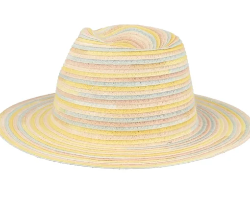 Hot Seeberger Fedora In Spacedye Paper Braid Powder Red Honey Straw Hat -