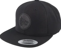 Snapback-Vikings Fenrir Wolf Knot Snapback - Black