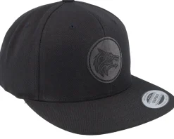 Snapback-Vikings Fenrir Wolf Knot Snapback - Black