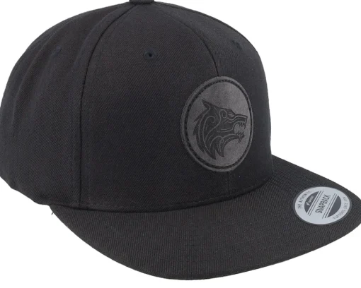 Snapback-Vikings Fenrir Wolf Knot Snapback - Black