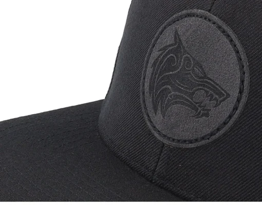 Snapback-Vikings Fenrir Wolf Knot Snapback - Black