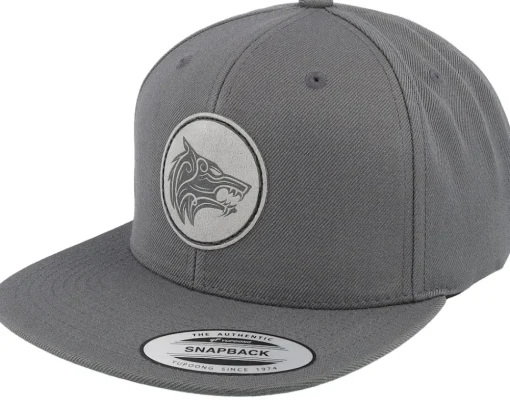 Snapback-Vikings Fenrir Wolf Knot Snapback - Black