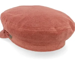 Discount Brixton Fiddler Cap Burnt Brick Terry Cloth Flat Cap -