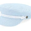 Vega-Brixton Fiddler Cap Off White/Blue Seersucker Vega Cap -