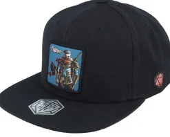 Snapback-Critiql Hit Fighter Box Patch Snapback - Black