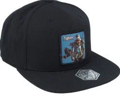 Snapback-Critiql Hit Fighter Box Patch Snapback - Black