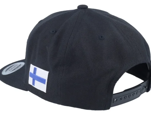 Snapback-Army Head Finland Army Skull Snapback - Black