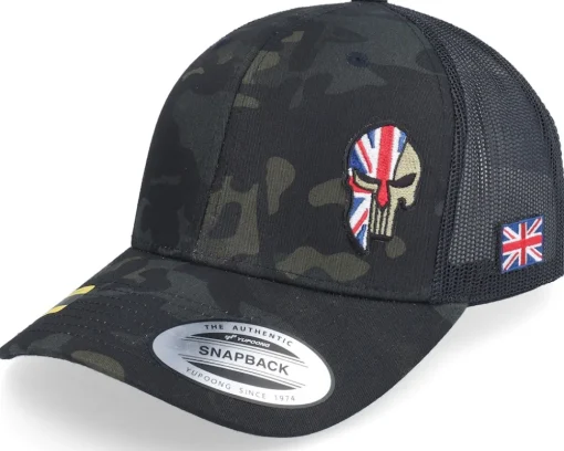 Clearance Army Head Finland Army Skull Multicam Black Trucker -