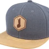 Snapback-Iconic Finland Map Patch Dark Heather Grey/Suede Snapback -