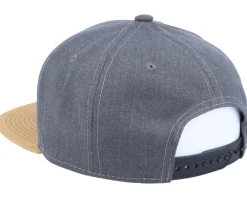 Snapback-Iconic Finland Map Patch Dark Heather Grey/Suede Snapback -